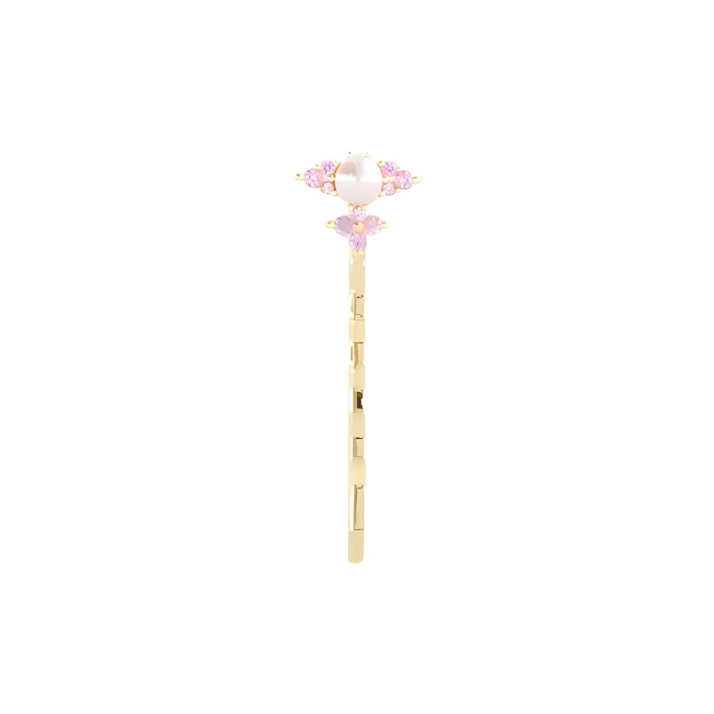Vivienne Westwood Brass Hair Clips Women's Gold-0