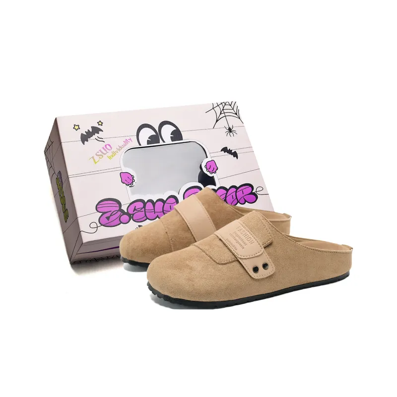 Z.SUO Slip Resistant Abrasion Resistant Odor Resistant Quiet Closed Toe Slippers Women's-7
