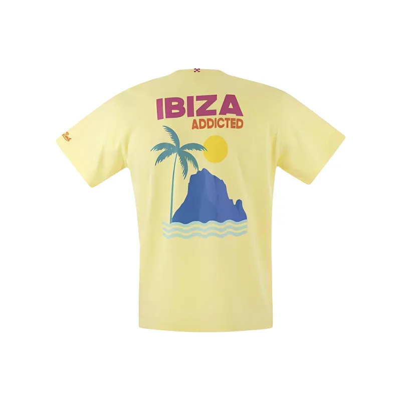 MC2 Saint Barth Ibiza Addicted Postcard Placed Print T Shirt-1