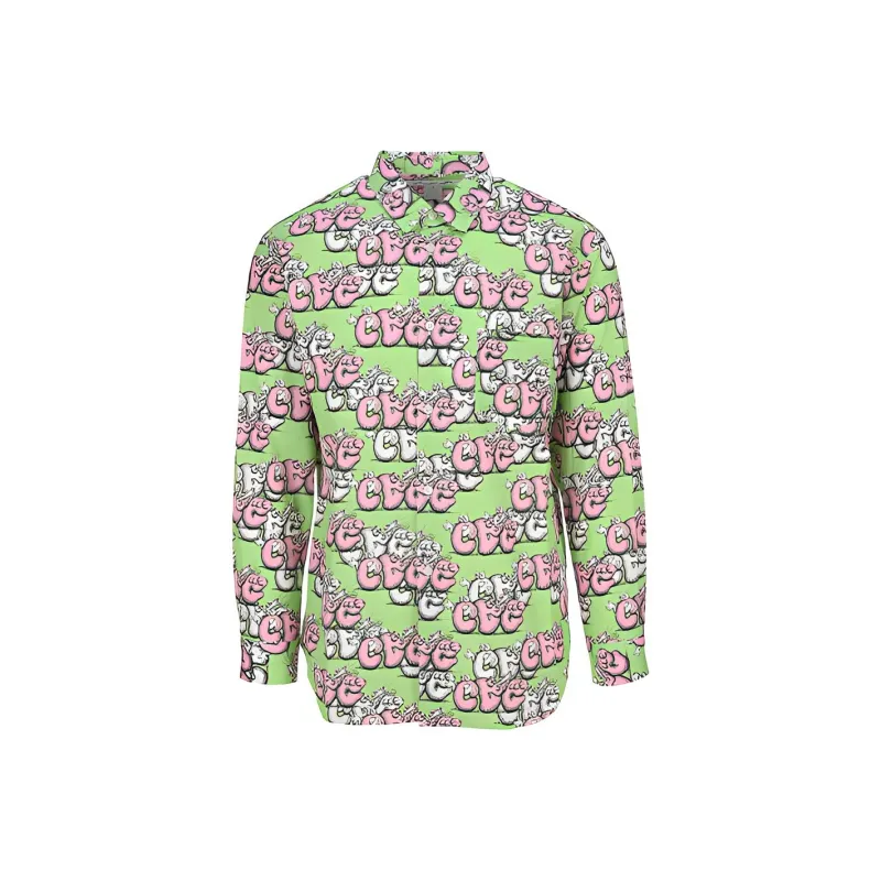 Comme Des Garcons CDG Shirt X Kaws Classic Poplin Shirt-0