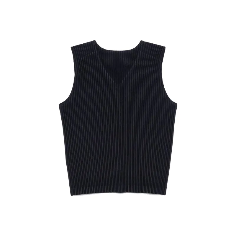 Homme Plissé Issey Miyake SS25 Tank Top Men's Marine Blue-0