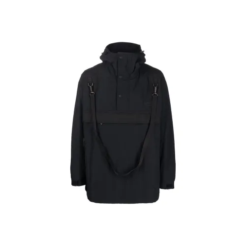 Burberry Logo Print Oversized Windbreaker Jacket