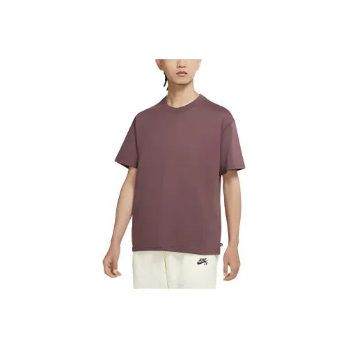 Nike Drop Shoulder Sleeve T Shirt Men's Burgundy