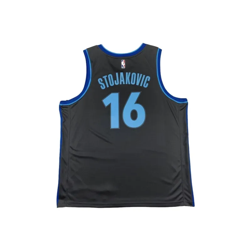 Nike x NBA SWINGMAN Fan Edition Dallas Mavericks Basketball Jersey Unisex Dark Blue-1