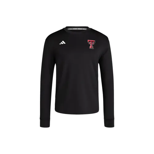 Adidas Free Shipping With AdiClub Texas Tech Dugout Crew Sweater