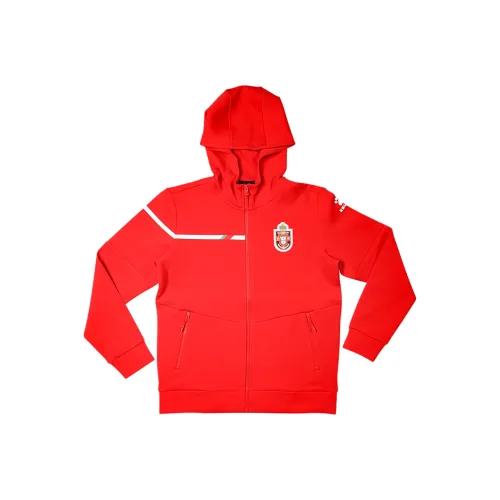 KELME Loose Fit Coach Jacket Team Portugal Unisex Red
