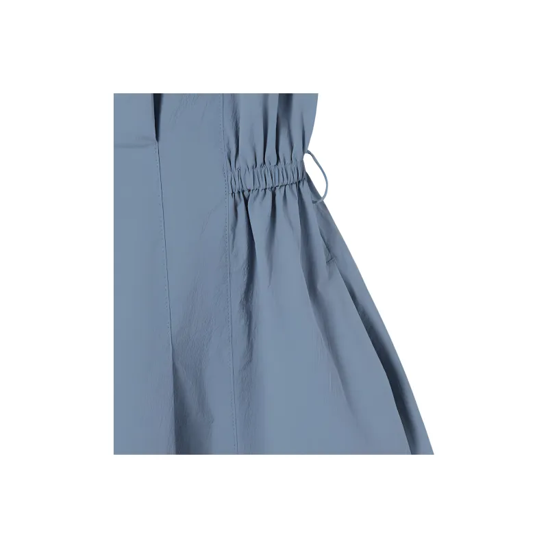 LACOSTE Short Sleeved Dresses Women's Blue-2