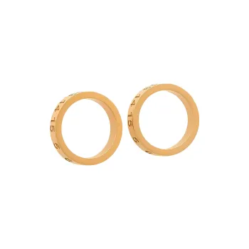 Maison Margiela Numerical Engraved Hoop Earring