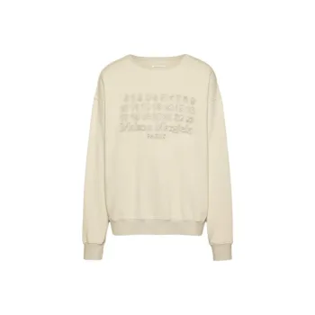 Maison Margiela Numbers Motifed Crewneck Sweatshirt