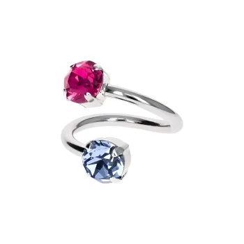 JUSTINE CLENQUET Palladium-Plated Rings Men's Silver
