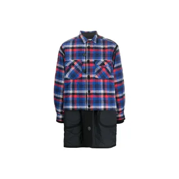 Sacai Jackets Men Blue