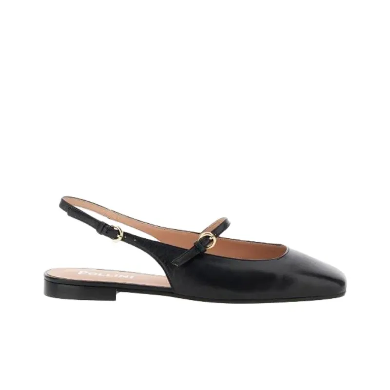 Pollini Casual Single Shoes Women's Black-1