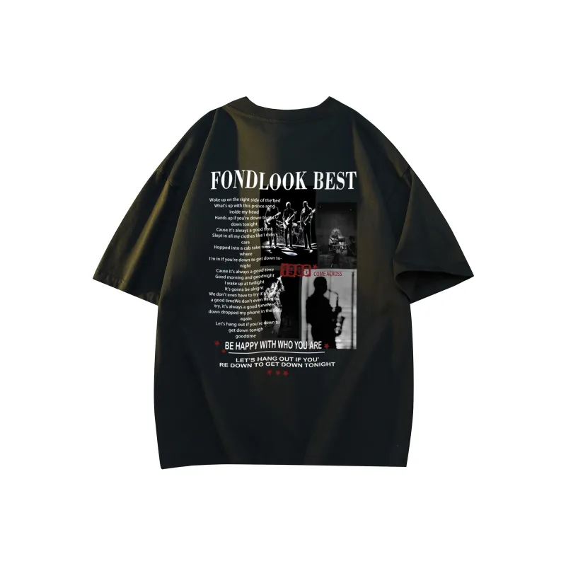 FONDLOOK T Shirts Unisex-0