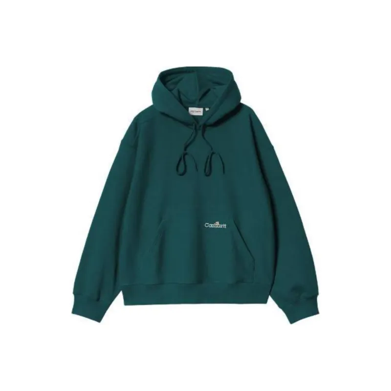 Carhartt WIP Hooded Label Script Sweatshirt-0