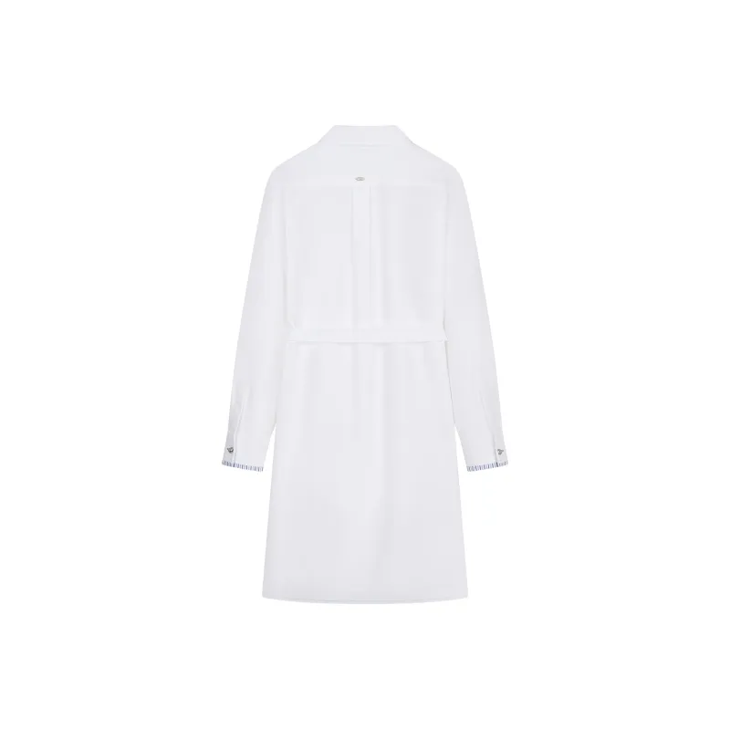 Teenie Weenie Long Sleeved Dresses Women's White-1