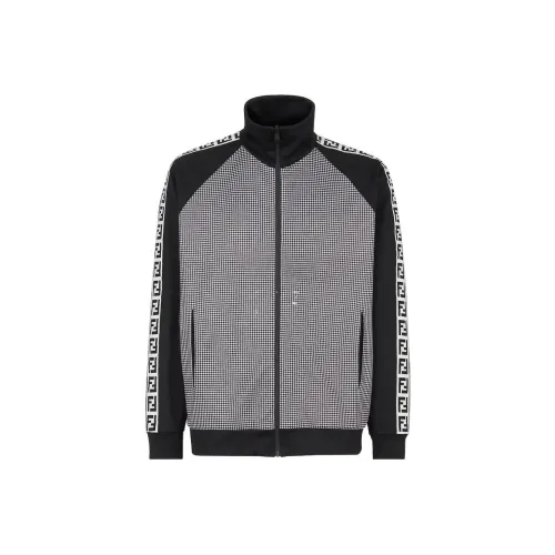 FENDI FW22 Jackets Coats Men's Black