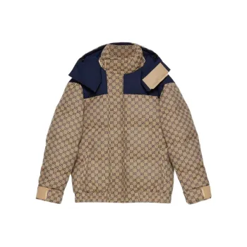 GUCCI Gg Canvas Goose Down Jacket
