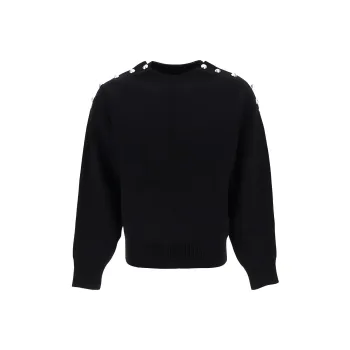 Ferragamo Button Detailed Knitted Sweater
