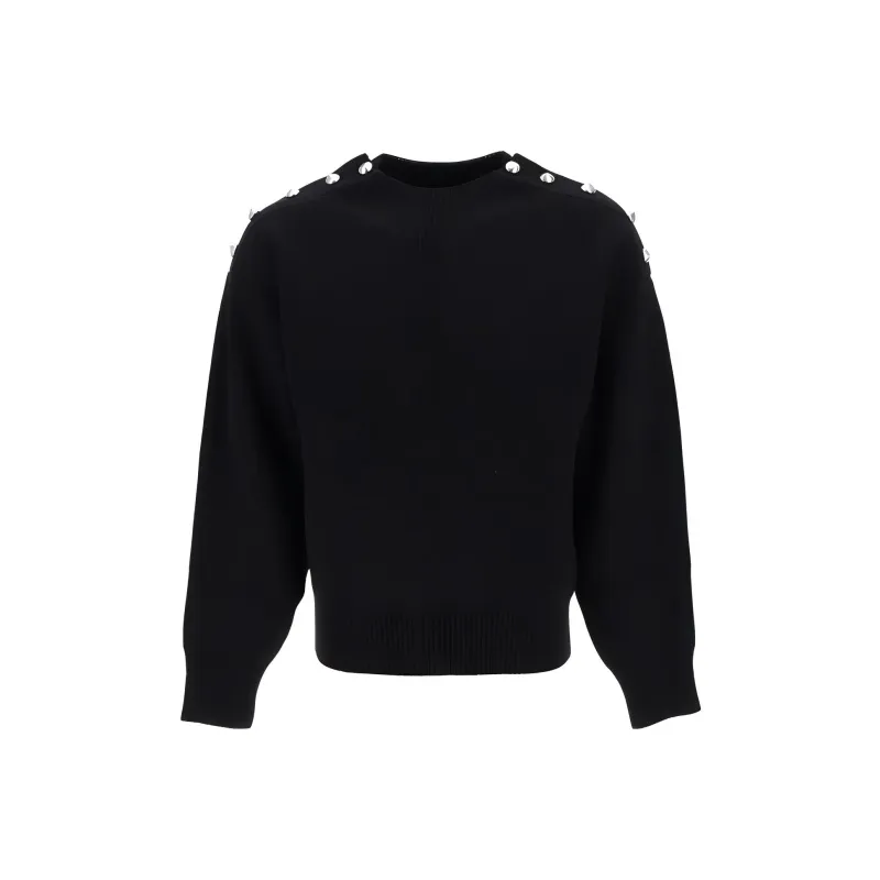 Ferragamo Button Detailed Knitted Sweater-0