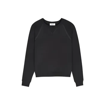 SAINT LAURENT Crew neck Raglan sleeve Sweatshirt