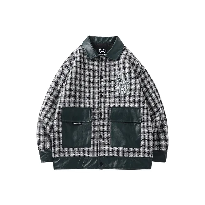 LAMLICKA Loose Fit Thickened Jacket Unisex-0