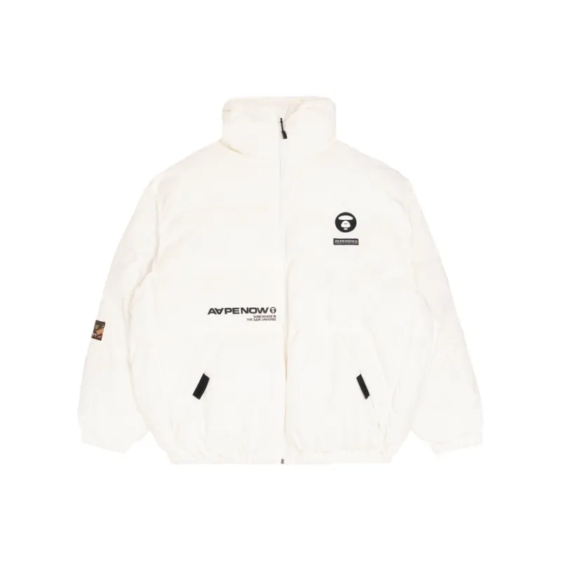 Aape Logo patch Padded Jacket-8