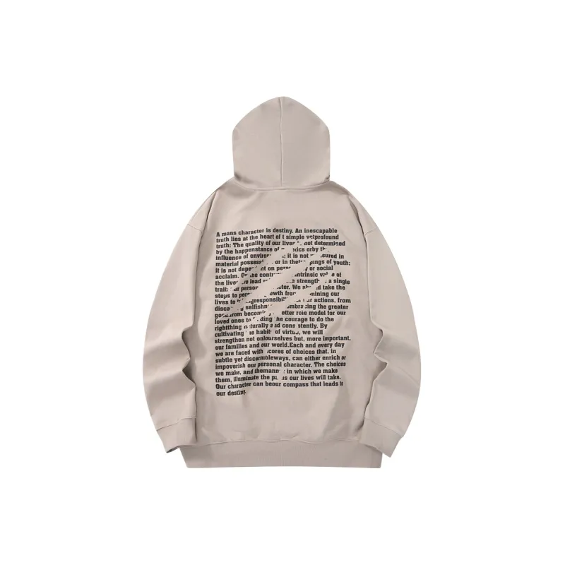Suamoment Autumn Casual Loose Fit Hoodie Unisex-4