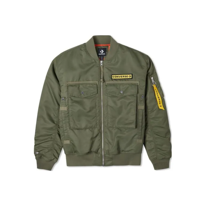 Converse Military Pack Ma-1 Jacket Men's Green-0