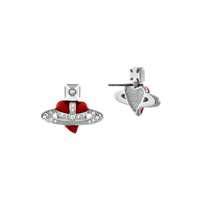 Vivienne Westwood Orb Shaped Embellished Earrings-1
