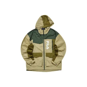 FILA FUSION Jackets Men Chestnut Coffee Color