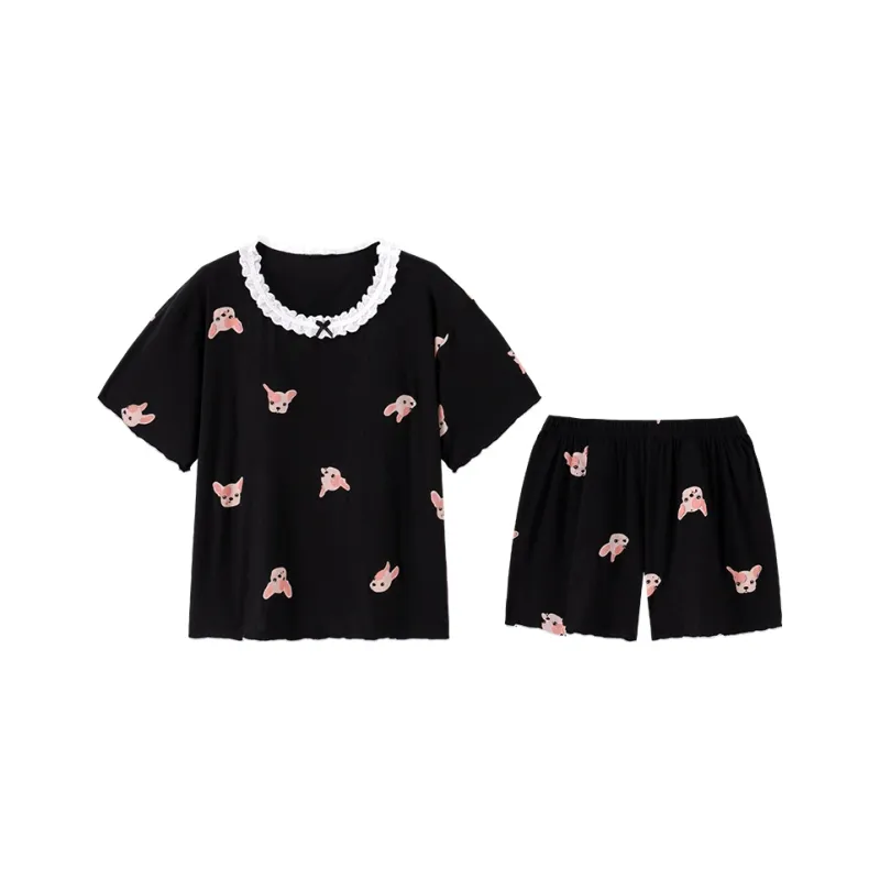 Top Melon Pajama Set Women's Image Color-0