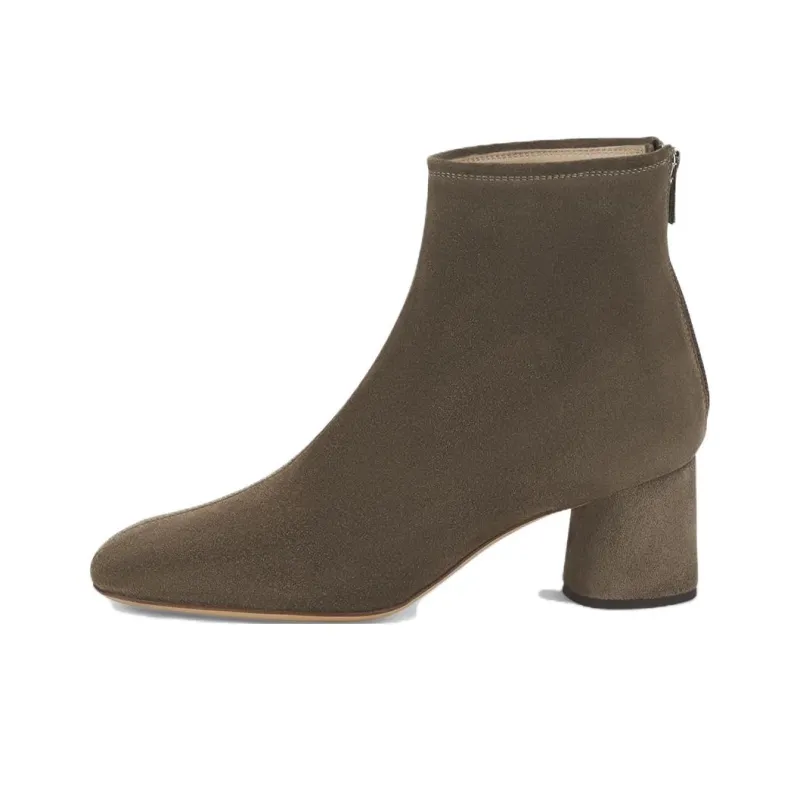 AGL Ankle Boots 5cm Women's Taupe-0