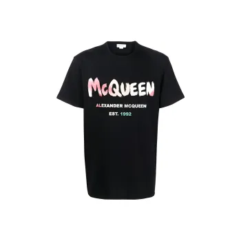 Alexander McQueen SS23 T Shirt Men's Black