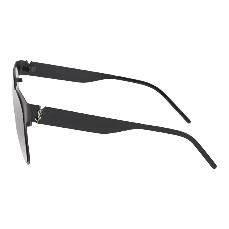 SAINT LAURENT Irregular Shape Sunglasses Women's Black-2