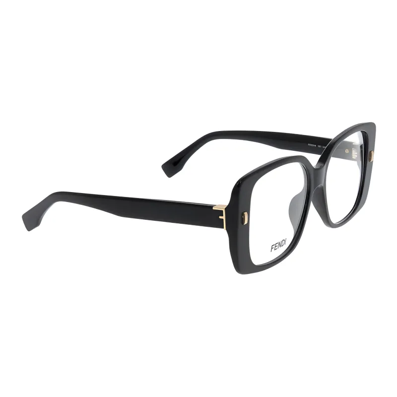 FENDI Square Sunglasses Unisex Black-1