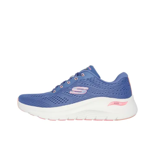 Skechers ARCH FIT 2.0 Cushioning, Wear Resistant Low Top Casual Shoes Women's Blue