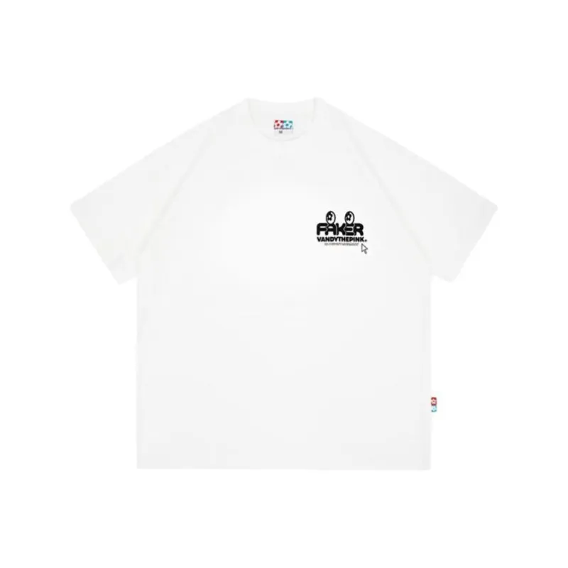 Vandy The Pink x FAKER T Shirt Unisex White-0