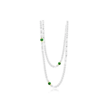 WAW Gold Plated Copper Faux Pearl Necklaces Women's