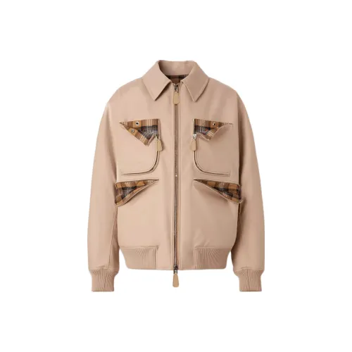 Burberry Jackets Men Soft Yellow Umber