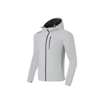 LiNing Fitness Series Jacket Men's Light Gray