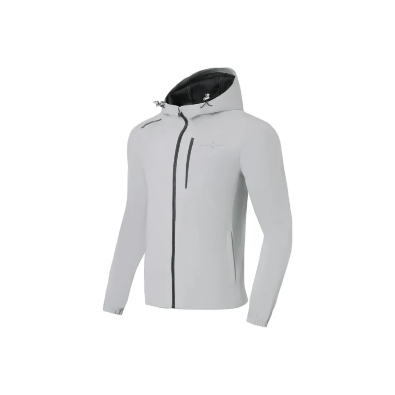 LiNing Fitness Series Jacket Men's Light Gray-0