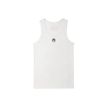 Marine Serre Crescent Moon Embroidered Crewneck Tank Top