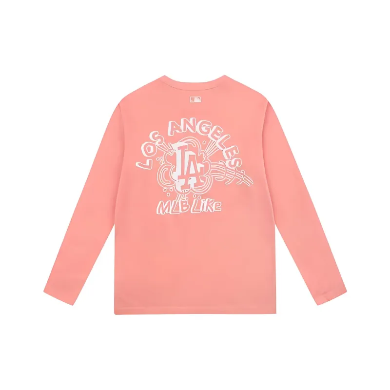 MLB New York Yankees Sweatshirt Unisex Pink-1