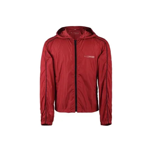 PRADA Jackets Men Red