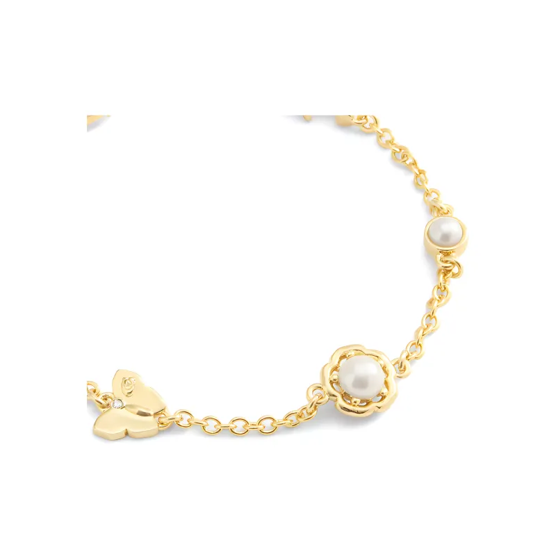 COACH Glass Bracelets Women's Gold-2
