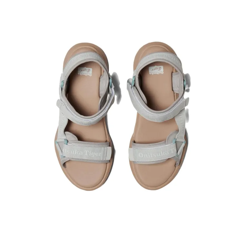 Onitsuka Tiger Ohbori Strap Beach Sandals Unisex Gray-3