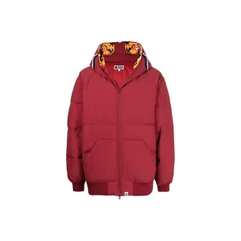A BATHING APE Printed hood Puffer Jacket