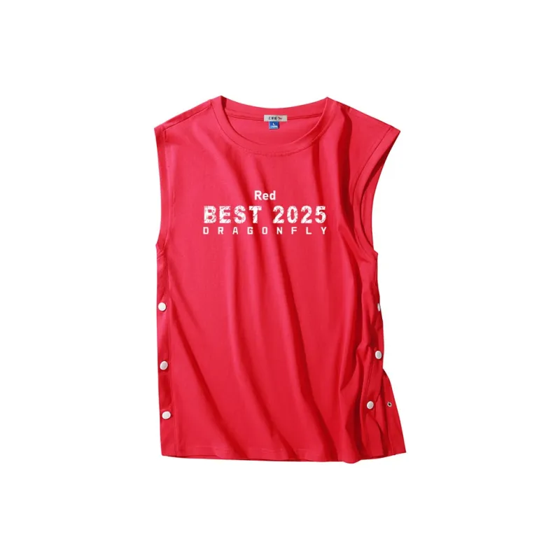 RED DRAGONFLY Tank Tops Unisex-16