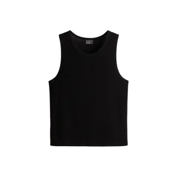 H&M Tank Tops Men Black