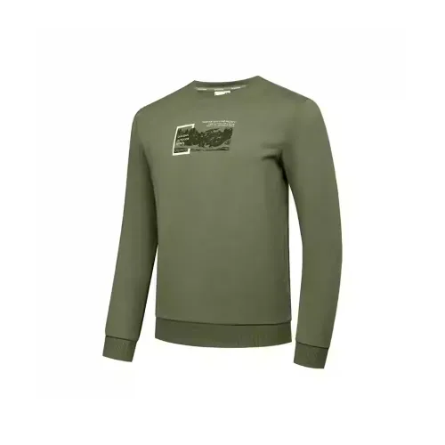 QIAODAN Sports Life Collection Sweatshirt Men's Enter Pine Green